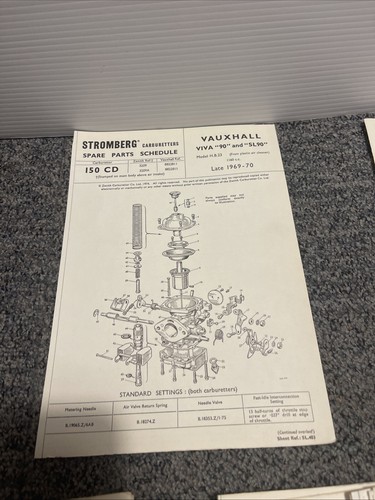 Stromberg carburettor service - stromberg,