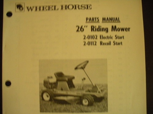 Wheel horse riding mower - wheel,
