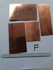 Mixed copper sheet offcuts