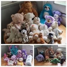 Joblot Large Bundle Of Kids Soft Teddies Stuffed Animals Plushies Toys