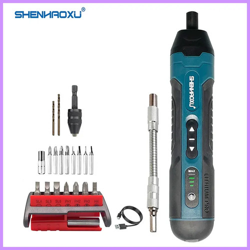 Cordless electric screwdriver - electric,
