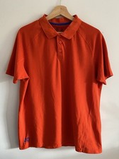 Musto Evolution L Mens Polo Shirt Red Nautical Sailing Summer T-Shirt 40 UPF