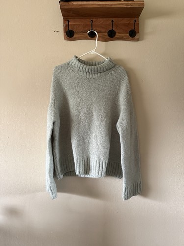 Sage green chunky brushed - green,