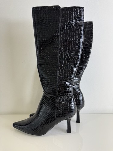Next faux leather moc - moc, croc