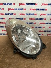 NISSAN MICRA MK3 K12 2004 DRIVER SIDE CHROME INSERT HALOGEN HEAD LIGHT LAMP