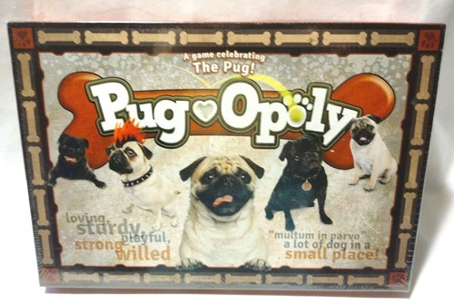 New pug opoly - pug-opoly, board