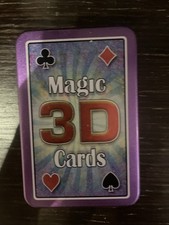 Magic Playing 3D Cards New