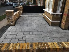 Driveway Slabs, 4 Different Sized Grey Driveway Flags, 60mm Thick, 7m2 Pack