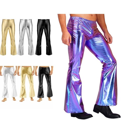 Mens shiny metallic disco - mens,