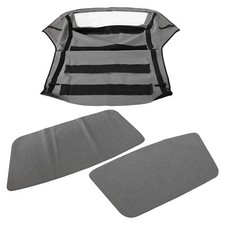 Black Convertible Soft Top w/ Plastic Window for BMW E36 318i 323i  1994-1999