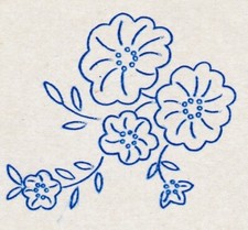 Vintage Embroidery Transfer