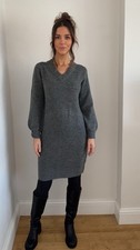 NEXT Grey V Neck  Jumper Dress