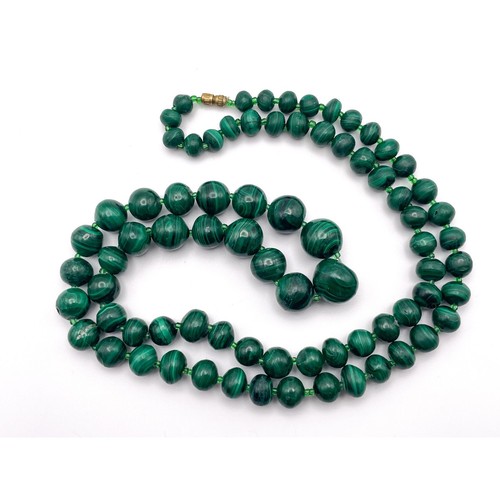 Vintage graduated malachite - graduated,