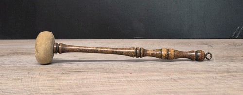 Antique dinner gong hammer - antique,