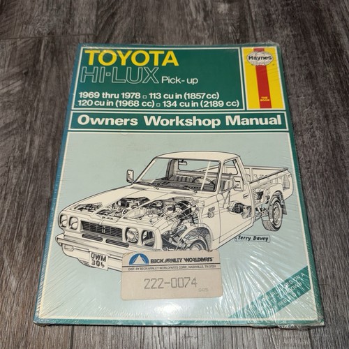 Haynes toyota lux pick up - hi-lux, pick-up
