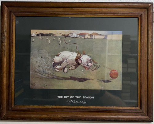 Framed original print george - framed,