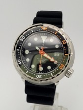 Poseidon Mens Black Divers Watch Seiko TMI NH35 Automatic Movt 1 of only 5 Ltd 