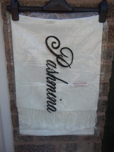 Genuine pashmina cream - genuine, cream/circle