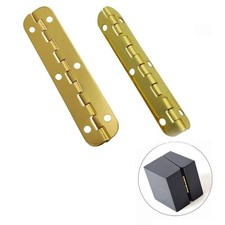2pcs Metal Hinges Small Jewelry Box Hinge Continuous Piano Hinges for Wooden