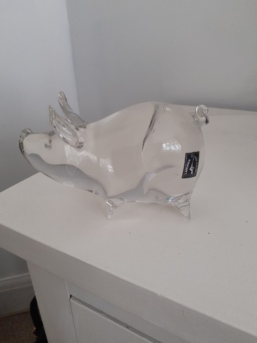 Langham house glass pig - langham,