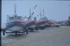 35mm Slide 1991 Scarborough Fishing Boats on Trailers