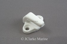 White nylon lacing hook