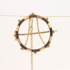 Antique 9ct Gold Half