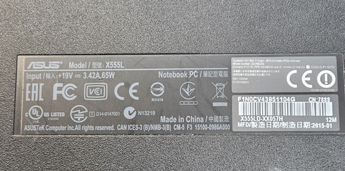 Asus x555l laptop windows - asus,