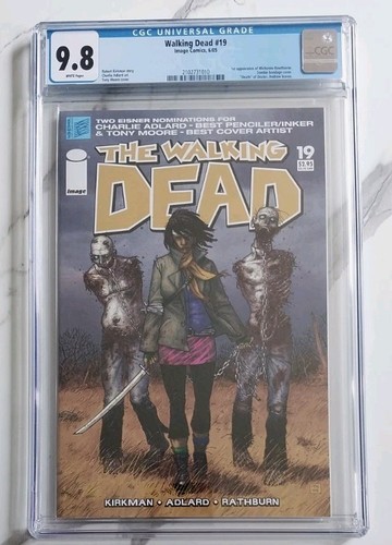 Walking dead cgc 8 white - dead,