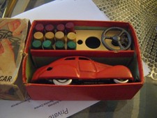 vintage Schuco 3000  set Tinplate Clockwork Car with Box  part SET