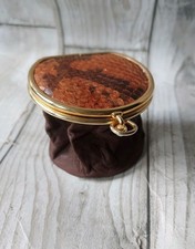 Vintage 1960's Brown Leather &