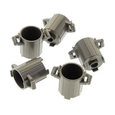 5x Lego Bin Small 2x2x2 Old-Dark Gray Container Trash Can 7897 243927 2439
