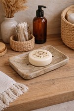 Onyx Marble Soap Dish ( Beige