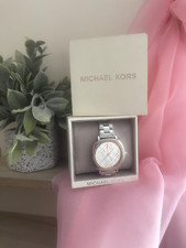 ⌚ Michael Kors Darci MK3190 Women’s Watch – Silver Band & Rose Gold MK Logo Dial