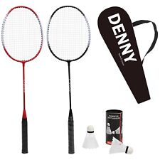 Badminton 2 Racket & Shuttlecocks Set Pro Adults Children Kit Game Garden