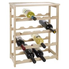16 Bottle Wooden Wine Rack