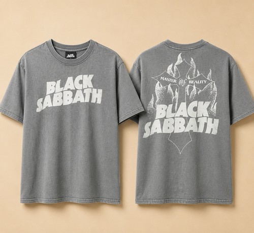 Black sabbath graphic shirt - black, t