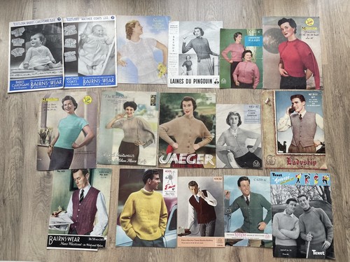Vintage knitting patterns - knitting,