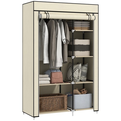 Homcom fabric wardrobe - fabric,