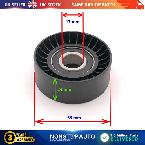 Fan belt tensioner pulley - fan, v