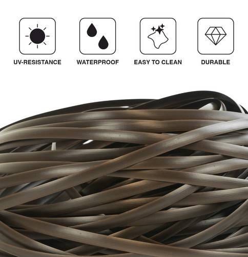 Brown rattan garden furniture - rattan,