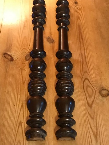 Pair antique vienna clock - of,
