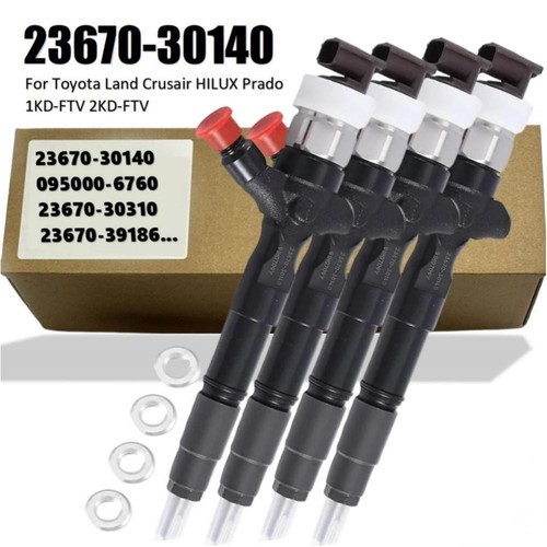 Fuel injector 23670 30140 - 4x, 23670-30140