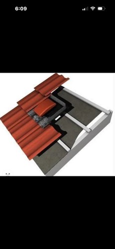 Marley terracotta tile - tile, vent