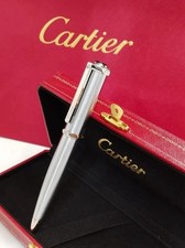 Cartier ballpoint pen silver - cartier,