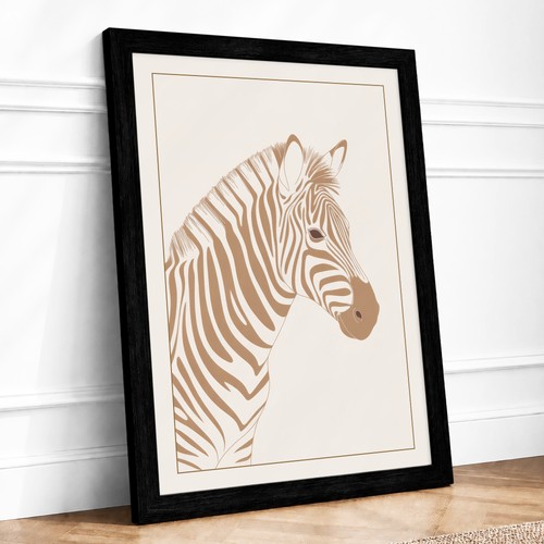 Zebra head study minimalist - study,