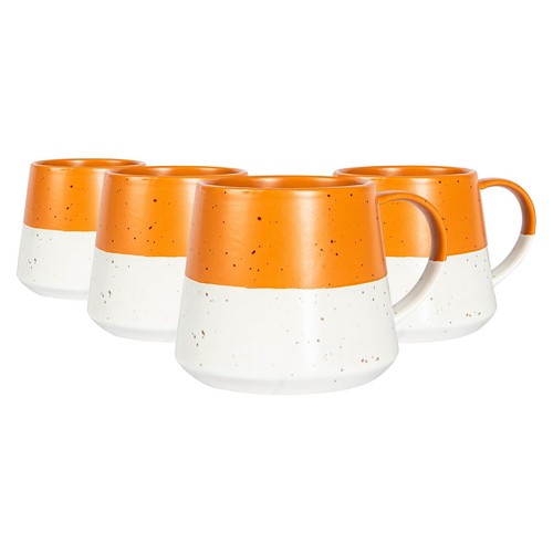 Dipped flecked stoneware - 4x,