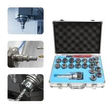 Collet 18PC Set MT3 ER32 Shank Chuck, Tools for Milling Machine, lathe, Drilling