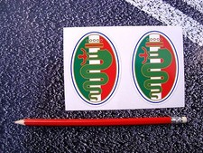ALFA ROMEO Style Stickers 80mm Brera Mito Spider 159 166 Alfasud Motorsport