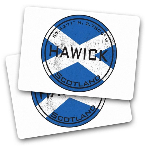 Vinyl sticker hawick - 2x,